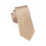 Cravate Beige en soie pour hommes 3pcs