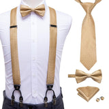 Ensemble de nœud papillon cravate et bretelle