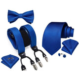 Ensemble bretelles nœud papillon cravate pour homme