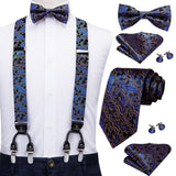 Ensemble de nœud papillon cravate et bretelle