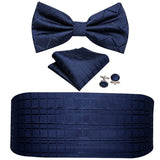 Large Ceinture de smoking en soie