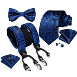 Ensemble bretelles nœud papillon cravate pour homme
