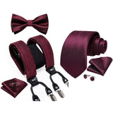 Ensemble bretelles et nœud papillon cravate pour homme