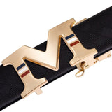 Ceinture homme boucle automatique 3 pièces