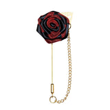 Ensemble Cravate Anneau Broche en Soie Pour Hommes