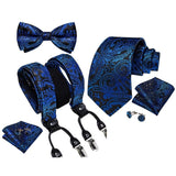 Ensemble bretelles et nœud papillon cravate pour homme