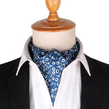 Cravate Ascot en soie doux pour homme