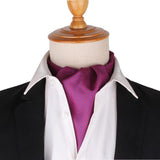 Cravate Ascot en soie doux pour homme