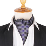 Cravate Ascot en soie doux pour homme