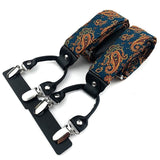 Bretelles en soie 6 Clips solide et durable