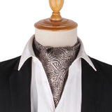 Cravate Ascot en soie doux pour homme