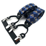 Bretelles en soie 6 Clips solide et durable pour homme