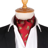 Cravate Ascot en soie doux pour homme