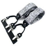 Bretelles en soie 6 Clips solide et durable