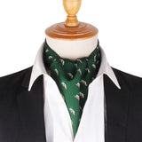 Cravate Ascot en soie doux pour homme