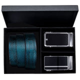 Ceinture à boucle automatique Bleu pour homme