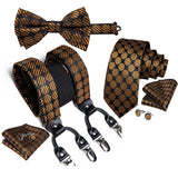 Ensemble bretelles nœud papillon cravate pour homme