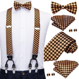 Ensemble de nœud papillon cravate et bretelle