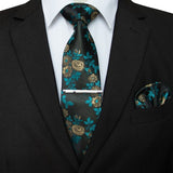 Cravate à fleurs en soie pour hommes