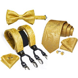 Ensemble bretelles nœud papillon cravate pour homme