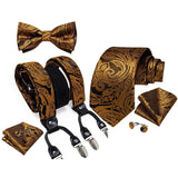 Ensemble bretelles et nœud papillon cravate pour homme