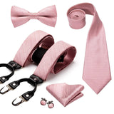 Ensemble de nœud papillon cravate et bretelle