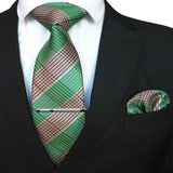 Cravate en soie pour homme 3 pcs