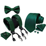 Ensemble bretelles nœud papillon cravate pour homme
