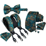 Ensemble bretelles et nœud papillon cravate pour homme