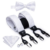 Nœud papillon Bretelles en soie boutons de manchette carrés de poche – | lasanderss.store