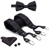 Nœud papillon Bretelles en soie boutons de manchette carrés de poche – | lasanderss.store