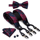Nœud papillon Bretelles en soie boutons de manchette carrés de poche – | lasanderss.store