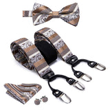 Nœud papillon Bretelles en soie boutons de manchette carrés de poche – | lasanderss.store