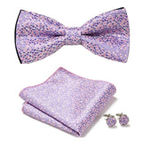 Nœud Papillon carré de poche assortie bouton de manchette – | lasanderss.store