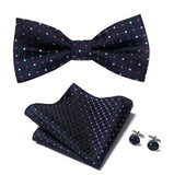 Nœud Papillon carré de poche assortie bouton de manchette – | lasanderss.store