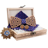 Nœud papillon design creux en bois pour hommes – | lasanderss.store