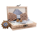 Nœud papillon design creux en bois pour hommes – | lasanderss.store