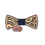 Nœud papillon en bois et boutons de manchette pour homme – | lasanderss.store