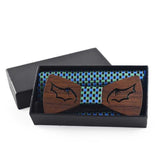nœud papillon en bois poche carré de costumes pour homme – | lasanderss.store