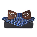nœud papillon en bois poche carré de costumes pour homme – | lasanderss.store