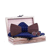 Nœud papillon en bois rayé,boutons de manchette – Noeud papillon | lasanderss.store