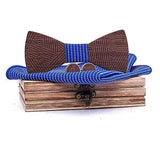 Nœud papillon en bois rayé,boutons de manchette – Noeud papillon | lasanderss.store