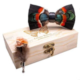 Nœud papillon plume – coffret cravate | lasanderss.store