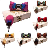 Nœud papillon plume – coffret cravate | lasanderss.store