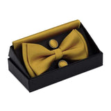 Nœud papillon poche boutons de manchette carrés – Noeud papillon | lasanderss.store