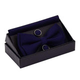 Nœud papillon poche boutons de manchette carrés – Noeud papillon | lasanderss.store