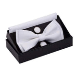 Nœud papillon poche boutons de manchette carrés – Noeud papillon | lasanderss.store