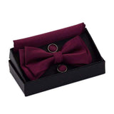 Nœud papillon poche boutons de manchette carrés – Noeud papillon | lasanderss.store