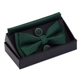 Nœud papillon poche boutons de manchette carrés – Noeud papillon | lasanderss.store
