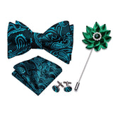 nœuds papillon bleu pour hommes, boutons de manchette broche – | lasanderss.store